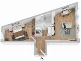 3D-Grundriss - W27 - 