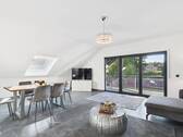 WE im DG - Wohnzimmer - 4 Zimmer Etagenwohnung zum Kaufen in Kirkel
