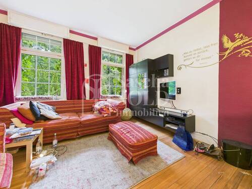 Wohnzimmer - Für Kreative & Freigeister - Charaktervolle 4ZKB Wohnung in Saarbrücken am Waldrand
