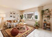 Wohnzimmer (Einrichtungsbeispiel) - Helle und gut geschnittene 4-ZKB-Wohnung in St. Ingbert mit Balkon, Garage & großem Kellerraum
