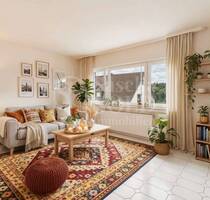 Helle und gut geschnittene 4-ZKB-Wohnung in St. Ingbert mit Balkon, Garage & großem Kellerraum - Sankt Ingbert Hassel