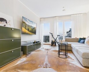 Vermietete 2-Zimmer-Wohnung mit Balkon und TG-Stellplatz in einem modernen Gebäude aus 2015 - Frankfurt am Main / Kalbach