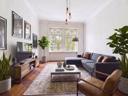 Wohnzimmer virtuell eingerichtet - 