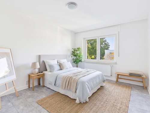 Schlafzimmer virtuell eingerichtet - 