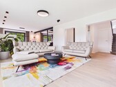 Wohnzimmer 4 - Exklusive Architektenvilla im Bauhausstil mit Smart Home & A+ Effizienz
