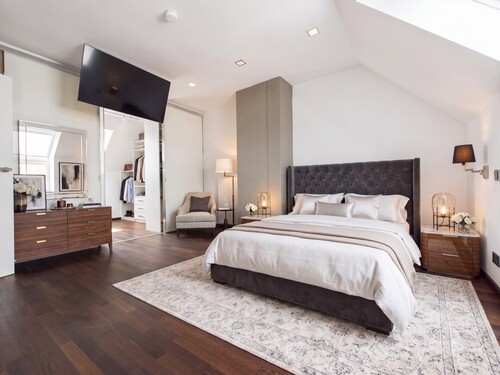 Schlafzimmer OG virtuell eingerichtet - 