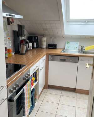 DG-Küche - Dachgeschoßwohnung mit 53,61 m&sup2; in Rimpar zum Kaufen