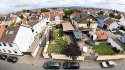 Drohnenaufnahme - Grundstück in Ketsch