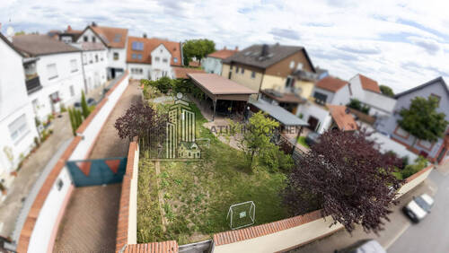 Drohnenaufnahme - Grundstück in Ketsch zum Kaufen