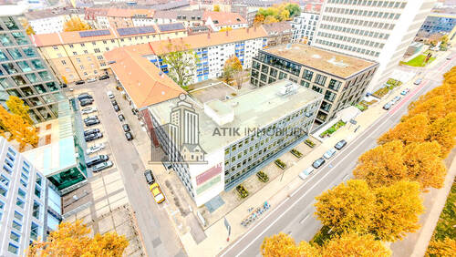 Drohnenaufnahme - Büro mit 3,31 m&sup2; in Mannheim / Schwetzingerstadt Oststadt zur Miete