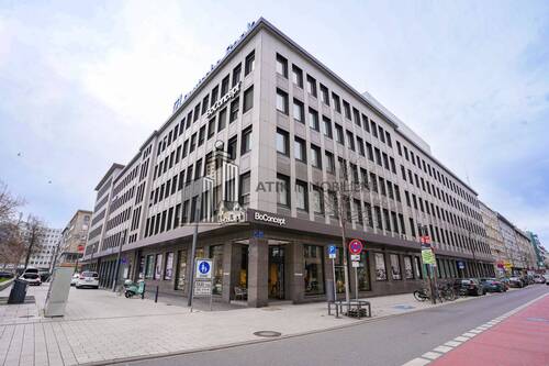 Außenansicht - ATIK: Exklusive Bürofläche in der Fressgasse mit Wasserturm-Panorama über der Deutschen Bank