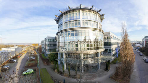 Drohnenaufnahme - ATIK: Moderne, repräsentative Büroflächen im begehrten Partner-Port Walldorf