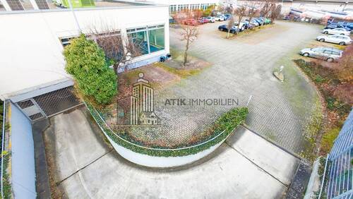 Drohnenaufnahme - Büro mit 520,00 m&sup2; in Mannheim / Neckarau zur Miete