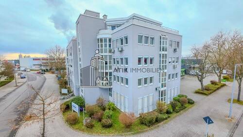 Drohnenaufnahme - Büro mit 200,00 m&sup2; in Mannheim / Rheinau zur Miete