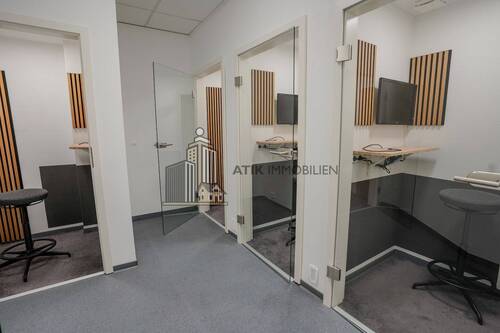 Schallisolierte Telefonbox - 