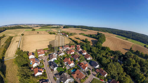 Drohnenaufnahme - 8 Zimmer Einfamilienhaus zum Kaufen in Waibstadt