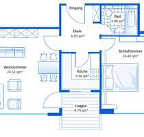 Wohnung zum Kaufen in Friedrichsdorf 249.000,00 € 57.81 m²