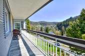 Terrasse_Wohnzimmer4 - 7 Zimmer Etagenwohnung zum Kaufen in Neckargemünd