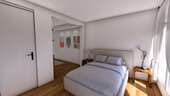Schlafzimmer_Render2 - 4 Zimmer Etagenwohnung zum Kaufen in Mannheim