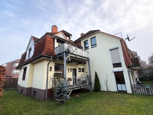 Rückansicht - 5 Zimmer Maisonettenwohnung in Buchholz