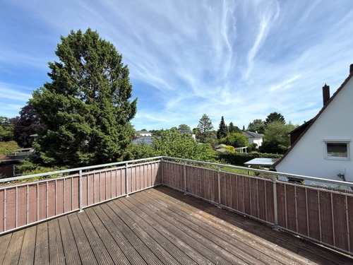 Blick von der Dachterrasse - Renovierte Wohnung mit Dachterrasse