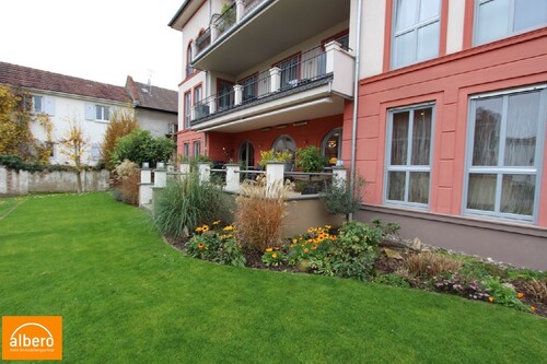 Terrasse und Garten - 3 Zimmer Terrassenwohnung zur Miete in Seligenstadt