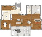 Grundriss 3-Zimmer-Wohnung - 