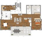 Grundriss 4-Zimmer-Wohnung - 