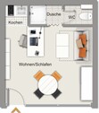 Homeoffice - Apartment - Laden - 