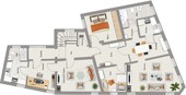 Obgergeschoß - 5 Zimmer Mehrfamilienhaus, Wohnhaus in Seligenstadt