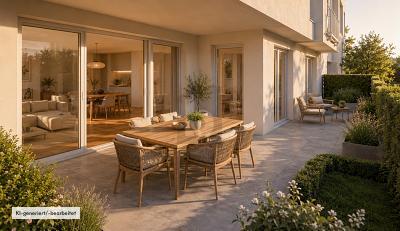 Foto - TERRASSENTRAUM MIT MORGENSONNE - 559.900,00&nbsp;EUR Kaufpreis, ca.&nbsp; 105,00&nbsp;m&sup2;&nbsp;Wohnfl&auml;che