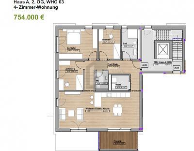 Foto - 4 Zimmer Etagenwohnung zum Kaufen in Bönnigheim