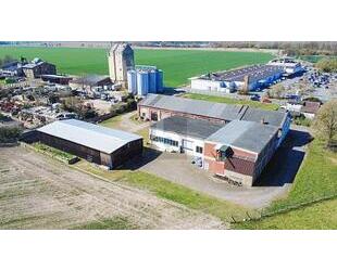 HALLENKOMPLEX MIT FREIFLÄCHEN UND WIESE - Ilsede