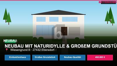 Foto - NEUBAU MIT NATURIDYLLE & GROßEM GRUNDSTÜCK