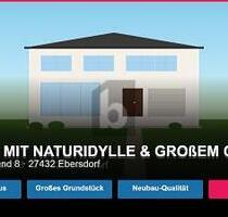 NEUBAU MIT NATURIDYLLE & GROßEM GRUNDSTÜCK - Ebersdorf