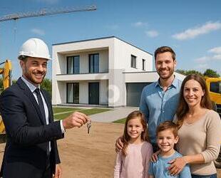 NEUBAU IHR FAMILIENHEIM IM GRÜNEN, A. D. DONAU - Scheer