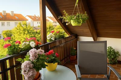 Foto - IDYLLISCH UND GEPFLEGT MIT TRAUMHAFTEM BALKON