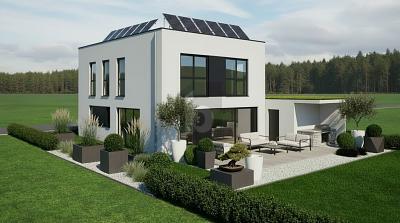 Foto - NEUBAU - FREISTEHEND, MASSIV UND MODERN - KFW 40