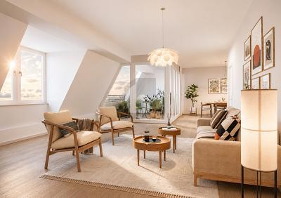 Foto - 4 Zimmer Dachgeschoßwohnung zum Kaufen in Berlin-Schöneberg