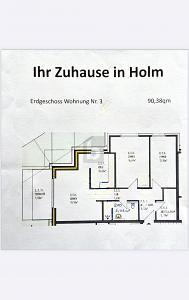 Foto - Erdgeschoßwohnung mit 91,00 m² in Holm zum Kaufen