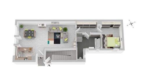 Grundriss_Erdgeschoss_WE1 - Hier entsteht Raum für frische Ideen und echtes Wohnglück