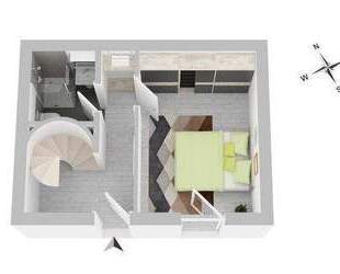 Ihr eigenes kleines Refugium - verborgen im ruhigen Seitenhaus - Mannheim Neckarau