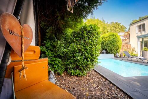 Blick aus dem Strandkorb - 