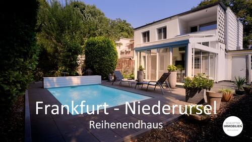 Wohlfühloase mitten in der Stadt - Modernisiertes Haus mit Pool & Garten in Frankfurt