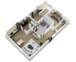 3D-Visualisierung Grundriss - 