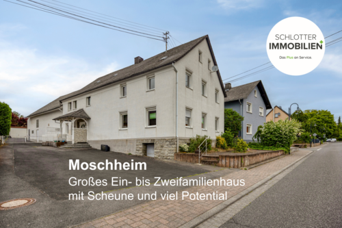 Ein- bis Zweifamilienhaus - Großes Wohnhaus mit vielfältigem Nutzungspotential