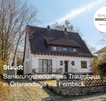 Solides Haus mit großem Garten in Aussichtslage ! - Staudt