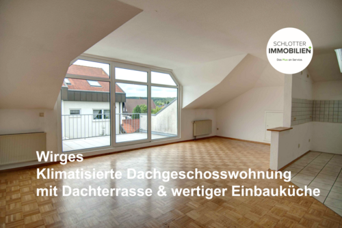Klimatisierte Dachgeschosswohnung - Schöne Dachgeschoss Eigentumswohnung in Wirges