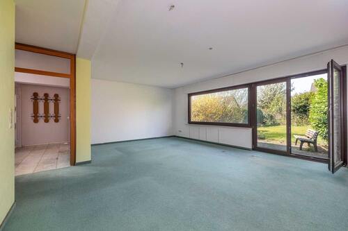 Das Wohnzimmer mit Gartenblick - 