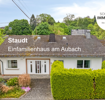 Großes Einfamilienhaus in ruhiger Lage am Aubach - Staudt